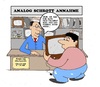 Cartoon: digitalisierte Welt (small) by Retlaw tagged mit der zeit mitgehen