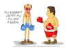 Cartoon: Du Lars (small) by pierre-cda tagged koalitionsverhandlungen,merz,klingbeil,cdu,spd,groko,regierungsbildung,du,lars,friedrich