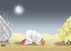 Cartoon: DONALD KÜSST DIE WÜSTE (small) by marian kamensky tagged musk,trump,zuckerberg,bezos,felon,and,elon,in,panama,zölle,diktator,selenskyj,putin,ukraine,usa,china,qatar,handelskrieg