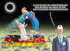 Cartoon: POLITISCHE KONKURRENZ (small) by marian kamensky tagged afd,ist,die,stätkste,kraft,merz,weidel,faschismus