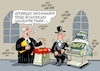 Cartoon: Ewige Treue (small) by RABE tagged chatgpt,intelligenz,roboter,ki,volker,wissing,fdp,rabe,ralf,böhme,cartoon,karikatur,pressezeichnung,farbcartoon,tagescartoon,brautpaar,trauung,hochzeit,kirche,pfarrer,eheringe,bräutigam