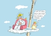 Cartoon: Trumps Fahnenstange (small) by RABE tagged donald,trump,kamala,harris,präsidentschaftswahl,usa,wahlkampf,joe,biden,rabe,ralf,böhme,cartoon,karikatur,pressezeichnung,farbcartoon,tagescartoon,mc,donalds,burger,fahne,fahnenstange,ende,zoll,zölle,strafe,strafzoll,strafzölle,handel,handelskrieg,himmel,gott,wolke,engel