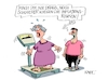 Cartoon: Waage wagen (small) by RABE tagged inflation,inflationsrate,eu,eurozone,energiepreise,steigerung,rabe,ralf,böhme,cartoon,karikatur,pressezeichnung,farbcartoon,tagescartoon,inflationsrisiken,waage,gewicht,gewichtsvergleich,übergewicht,dick,fett