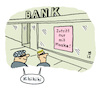 Cartoon: Maskenbefürworter (small) by Lo Graf von Blickensdorf tagged maske,mundnasenschutz,maskenbefürworter,maskenverordnung,coronaverordnung,corona,covid19,pandemie,banküberfall,bankräuber,bank,sparkasse,geld,raub,schild,cartoon,lo,karikatur,männer,kriminell,verbrecher,strafbar,börse,finanzkrise,euro,missverständnis,zutritt