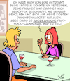 Cartoon: DAS ist zu viel!! (small) by Karsten Schley tagged beziehungen,ernährung,männer,frauen,trennung,liebe,alkohol,usa,politik,zölle,trump