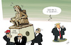 Cartoon: Harvard act to follow (small) by rodrigo tagged usa,unitedstates,trump,donaldtrump,harvard,whitehouse,administration,washington,university,funds,taxes,harvarduniversity,education,international,students,politics