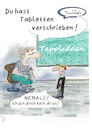 Cartoon: Deutschunterricht (small) by TomPauLeser tagged tabletten,medikament,schrift,rezept,verordnung,arzt,verschreiben,schule,deutschunterricht