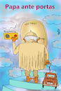 Cartoon: Papa ante portas (small) by Arni tagged papa,papst,pforte,himmel,heaven,fiat,cinquecento,500,franziskus,rom,katholisch,cathlic,church,rome,dead,death,funeral,dies,died,religion