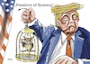 Cartoon: Freedom of Science (small) by Rudissketchbook tagged trump,vance,usa,universität,wissenschaft,hetzjagd,freiheit,professohren,lehre,studium,forschung,verhaftung,dummheit,strategie,amtszeit