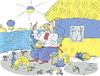 Cartoon: Nationalfarben (small) by Sergey Repiov tagged ukraine