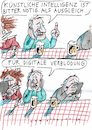 Cartoon: Intelligenz (small) by Jan Tomaschoff tagged künstliche,intelligenz
