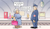 Cartoon: Bahnsanierung startet (small) by Harm Bengen tagged schnäuzer,schnurrbart,rasur,bahnsanierung,bahnhof,susemil,harm,bengen,cartoon,karikatur