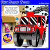 Cartoon: Hummers (small) by toons tagged oil,consumption,hummer,vehicles,paper,straws,carbon,offsets