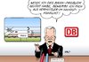 Cartoon: Bahn Nahostkonflikt (small) by Erl tagged bahn,db,eisenbahn,sparkurs,personal,personalabbau,engpass,stellwerk,mainz,fahrdienstleiter,urlaub,krank,bahnchef,grube,lösung,schwierig,nahostkonflikt,nahost,gespräche,friedensgespräche,israelis,palästinenser,vermittler